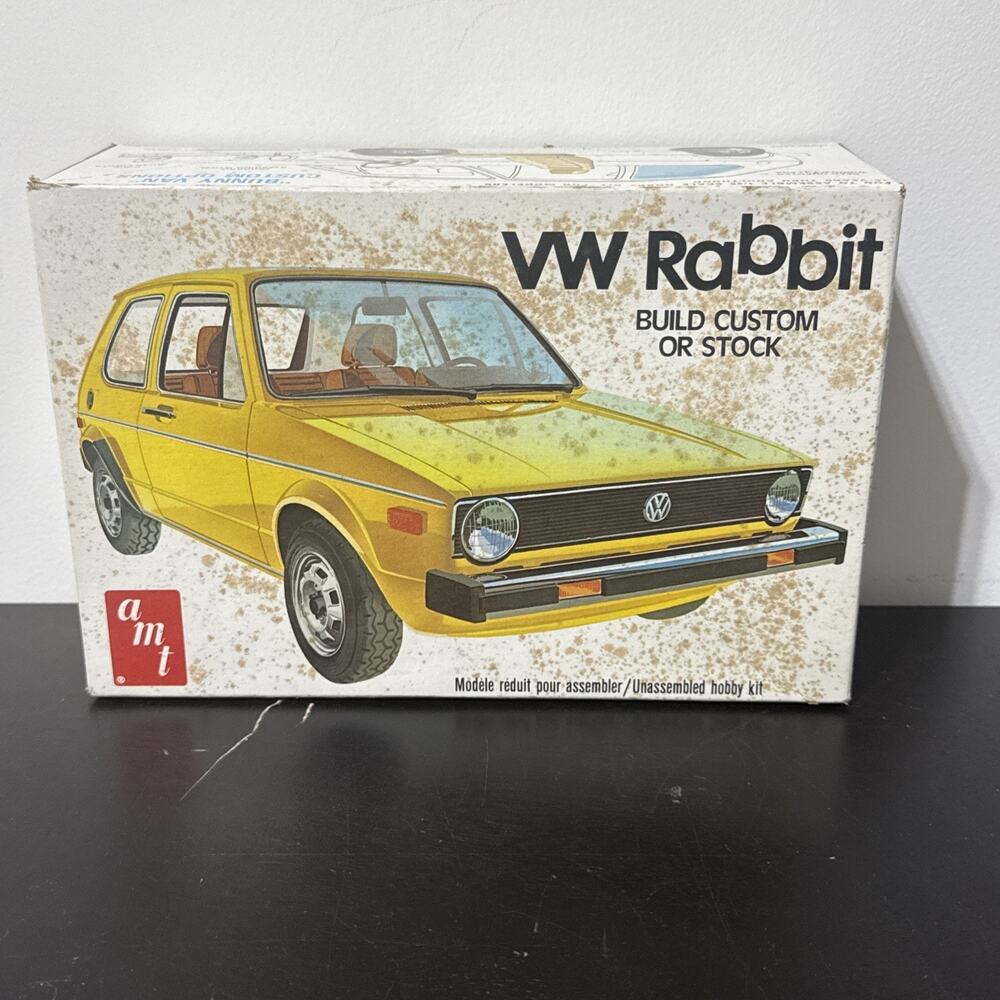AMT Volkswagen Rabbit Mk I VW Kit # 2001 Stock or Custom Unbuilt‎ in Box Mk1